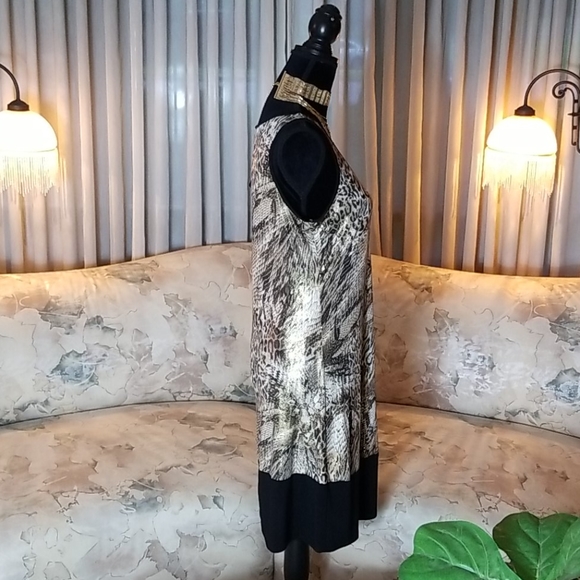 NWOT / Animal Print Sheath Dress by Prelude - Picture 2 of 8